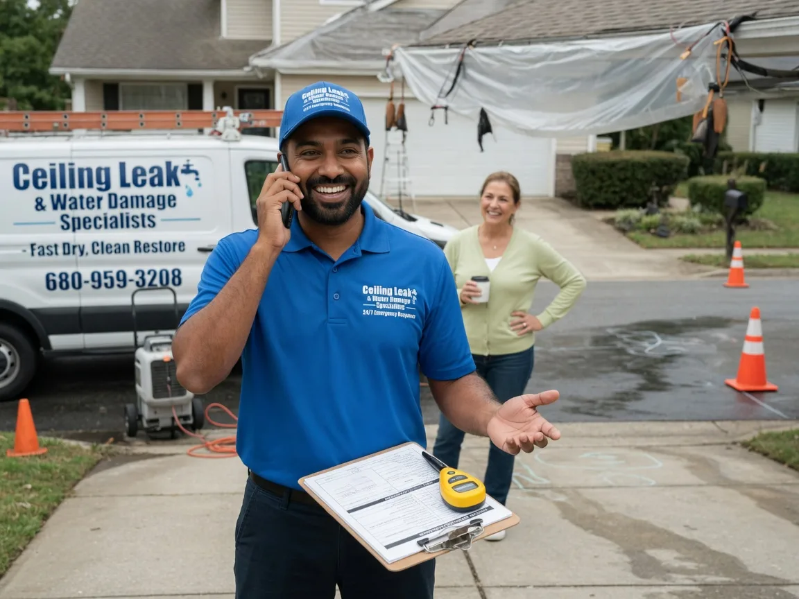 Ceiling Leak Cleanup Natural Bridge Station, VA FAQs